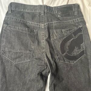 Ecko Unlimited Charcoal Men's Relaxed Jeans